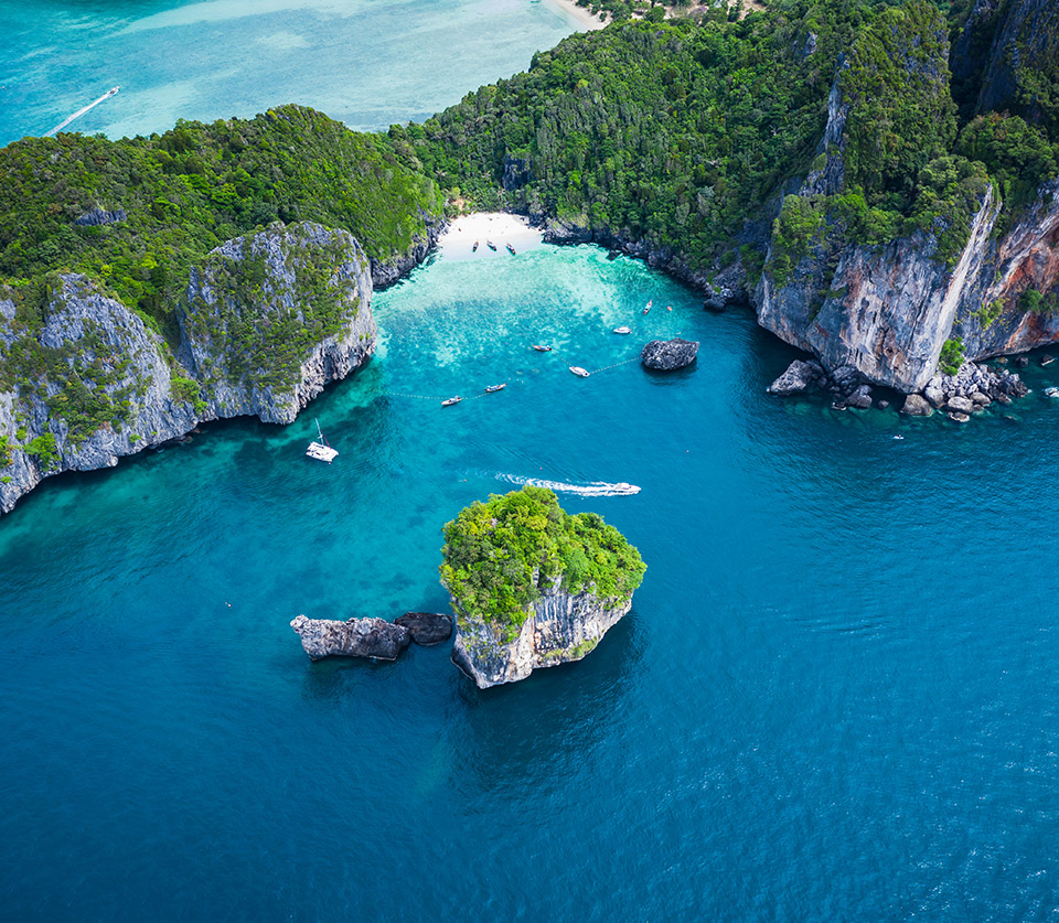 Tropical island paradise